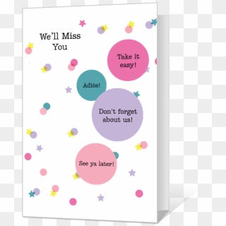 Keep In Touch - Greeting Card We Will Miss You Cards, HD Png Download