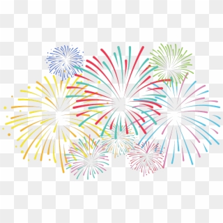 Clip Art Portable Network Graphics Transparency Vector - Transparent Background Fireworks Clipart, HD Png Download