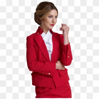 Virgin Atlantic Female Uniform - Tuxedo, HD Png Download