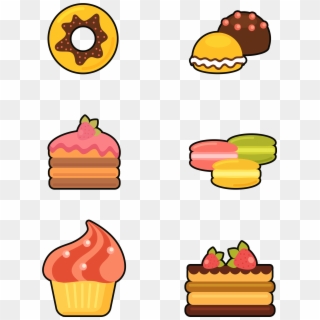 Hand Drawn Dessert Snack Minimalist Png And Psd, Transparent Png