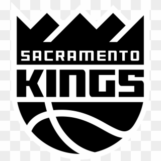Sacramento Kings Logo Black And White Emblem - Emblem, HD Png Download