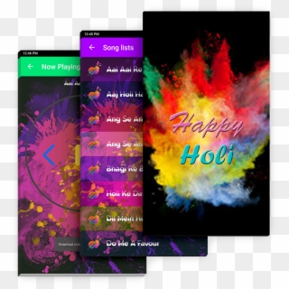 About Happy Holi Fest - Holi In Mobile App, HD Png Download