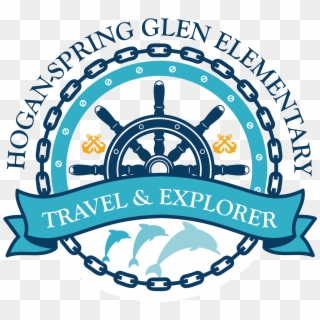 Hogan-spring Glen Elementary School - Steering Wheel Ship Seafarer, HD Png Download
