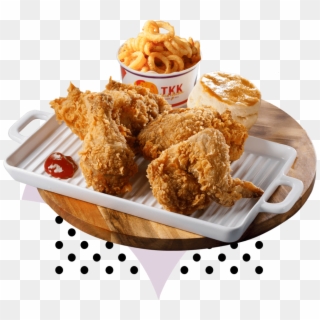 4 Pieces Chicken Large - Crispy Fried Chicken, HD Png Download