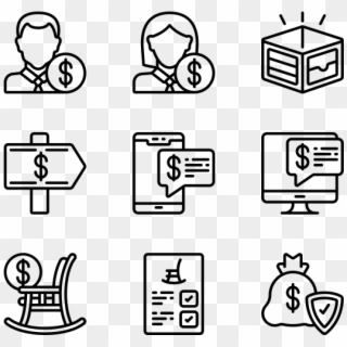 Financial Advice - Resume Icons Png, Transparent Png