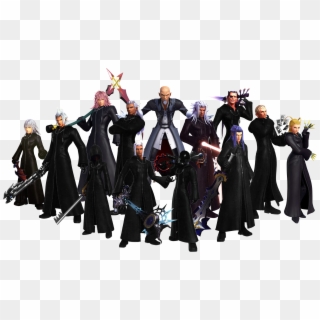 But With Vanitas And Marluxia Added - Kh3 Organization 13, HD Png Download