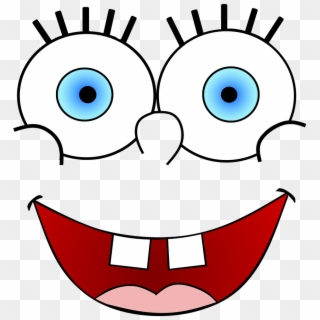 Spongebob Sponge Head Smiley Free Picture - Cara De Bob Esponja Png, Transparent Png