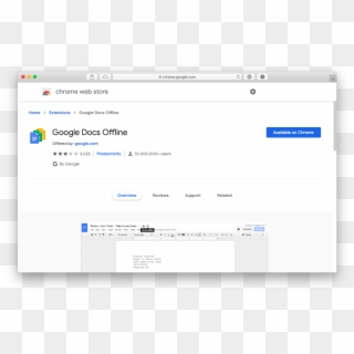 Offline Google Docs Mac, HD Png Download