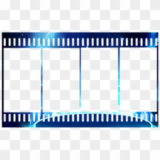 #ftestickers #frame #overlay #film #blue - Parallel, HD Png Download