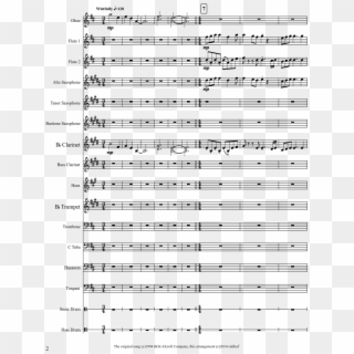 Thomas The Tank Engine Theme Sheet Music For Piano - Land Of 1000 Dances Marching Band Pdf, HD Png Download