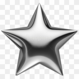 Silver Star Png - Silver Png, Transparent Png