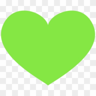 Twitter Heart Emoji Png , Png Download - Transparent Background Green Heart, Png Download