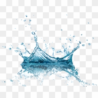 Water Drop Splash - Water Splash Png Transparent, Png Download