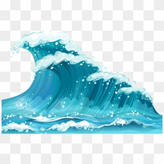 Clip Art Openclipart Vector Graphics Wind Wave Image - Clipart Image Of Wave, HD Png Download