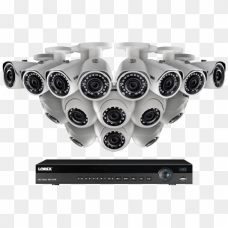 2k Ip Security Camera System With 16 Outdoor Cameras - Closed-circuit Television, HD Png Download