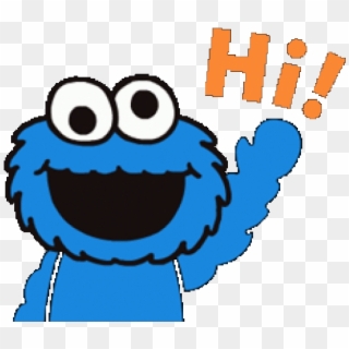 Cookie Monster Clipart Tumblr Transparent Cartoon Png - Cookie Monster Cartoon Gif, Png Download