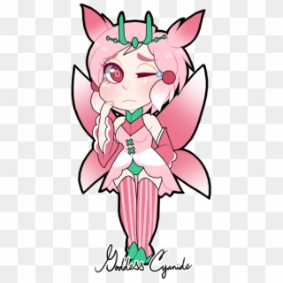 Wanted To Do A Cute A Simple Lurantis Gijinka Becase - Cartoon, HD Png Download