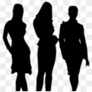 Walking People Png Silhouette, Transparent Png