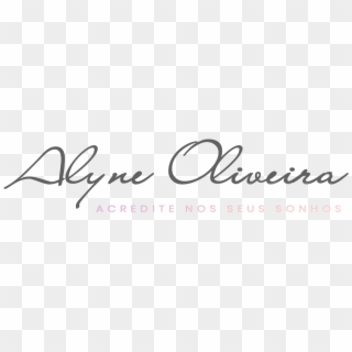 Alyne Oliveira - Calligraphy, HD Png Download