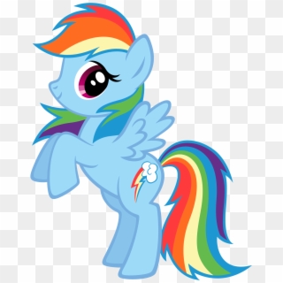 Rainbow Dash Rarity My Little Pony - My Little Pony Characters Rainbow Dash, HD Png Download