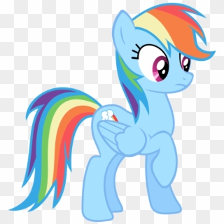My Little Pony Gifs Imagenes - Gambar Unicorn Rainbow Dash, HD Png Download