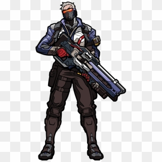 Transparent Soldier 76 Png - Overwatch Soldier 76 Art, Png Download
