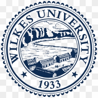 Wilkes University Seal Blue - Wilkes University Logo, HD Png Download