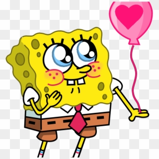 Spongebob Clipart Image Result For Its My Birthday - Spongebob Squarepants In Love, HD Png Download