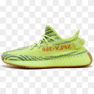 Adidas Yeezy Boost 350 V2 Semi Frozen Yellow Free Shipping - Yeezy Boost 350 V2, HD Png Download