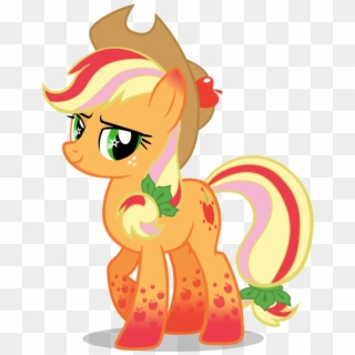 Transparent Littlest Pet Shop Png - Applejack My Little Pony Rainbow Power, Png Download