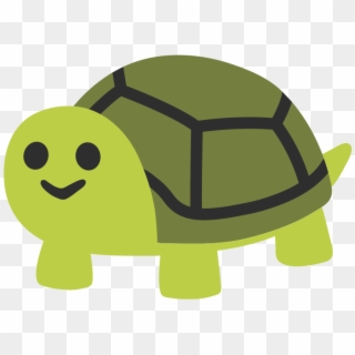Google Turtle Emoji, HD Png Download