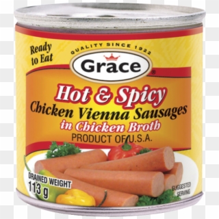 Canned Vienna Labels Png - Grace, Transparent Png