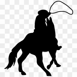 Cowboy Silhouette Png - Silhouette Of Cowboy Png, Transparent Png