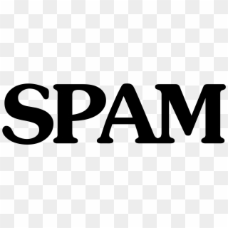 Spam Logo Png Transparent - Spam Logo Black And White, Png Download