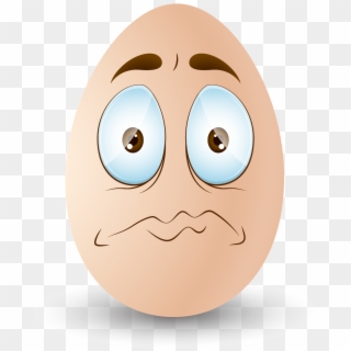 Transparent Confused Emoticon Png - Full As An Egg, Png Download