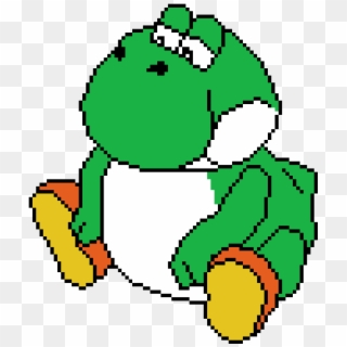 Fat Yoshi Pixel Art, HD Png Download