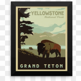 Antique Poster Yellowstone National Park, HD Png Download