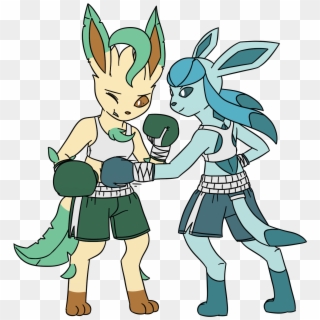 Transparent Glaceon Png - Boxing Sylveon, Png Download