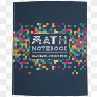 Math Notebook With Half Graph Paper Half College Ruled - Graphic Design, HD Png Download