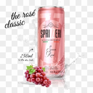 Nv Sprizzeri Secco Rose, Italy - Secco Rose Cans, HD Png Download
