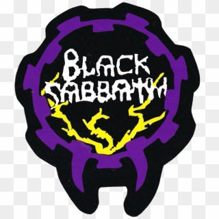 ← 80s Ozzy Logo Sticker 2002 Black Sabbath - Illustration, HD Png Download