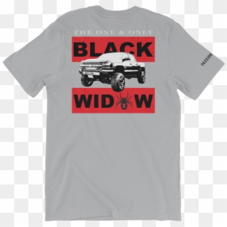Sca Logo Only Black Rgb Black Widow Shirt Chevy[1], HD Png Download