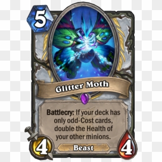Glitter Moth - Hearthstone Cards, HD Png Download