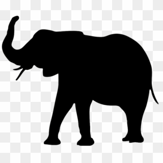 Elephant Silhouette Transparent Background, HD Png Download