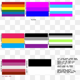 Add Your Signature Under Your Pride Flag - Pride Flag And Names, HD Png Download