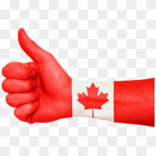 Canada Flag Thumbs Up, HD Png Download
