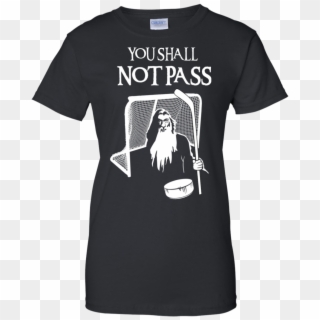 Hockey Gandalf Goalie Ladies Cotton T-shirt - Texas Home Shirt Design, HD Png Download
