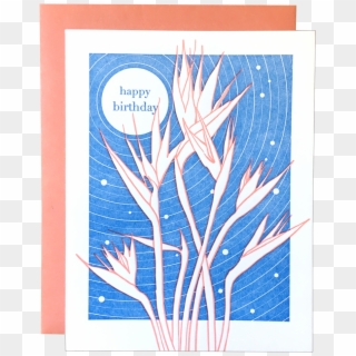 Bird Of Paradise Birthday Card - Paper, HD Png Download
