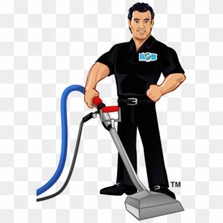 Transparent To Vacuum Clipart - Cleaning Person Male Cartoon, HD Png Download