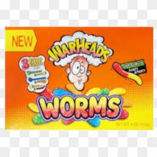 Warhead Worms 4oz - Warheads Sour Worms, HD Png Download